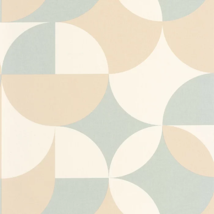 Charly Wallpaper - Beige Bleu swatch