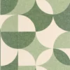 green geometric wallpaper from caselio