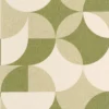 green geometric wallpaper from caselio