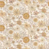 orange botanical wallpaper from caselio