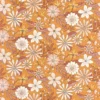 orange botanical wallpaper from caselio