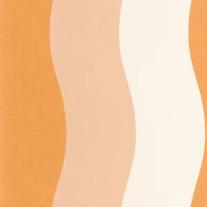 orange striped wallpaper from caselio