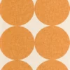 orange geometric wallpaper from caselio
