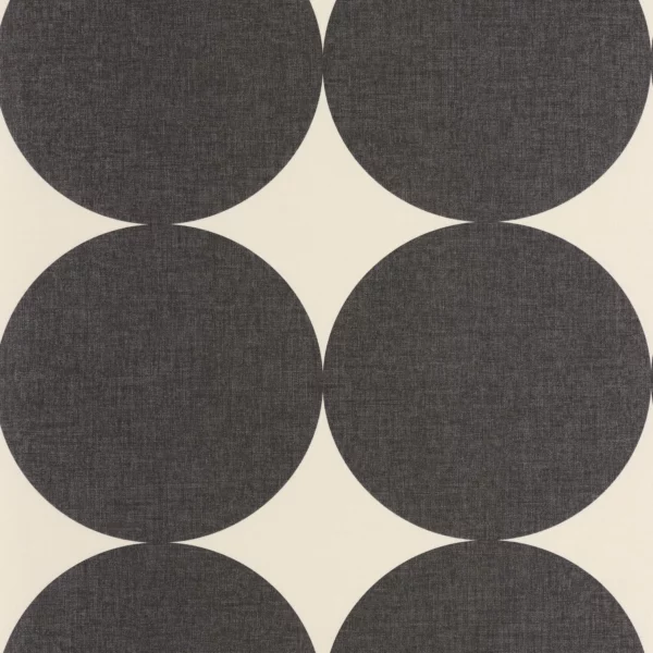 Billy Wallpaper - Noir by black-grey geometric wallpaper from caselio