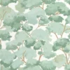 green botanical wallpaper from caselio