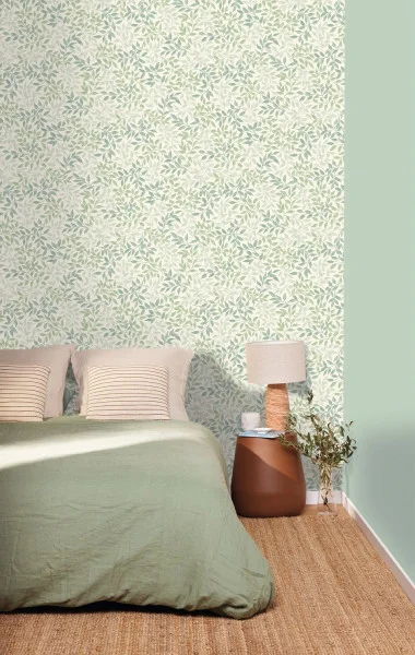 Printemps Wallpaper - Vert Bleu by Printemps Wallpaper - Vert Bleu from