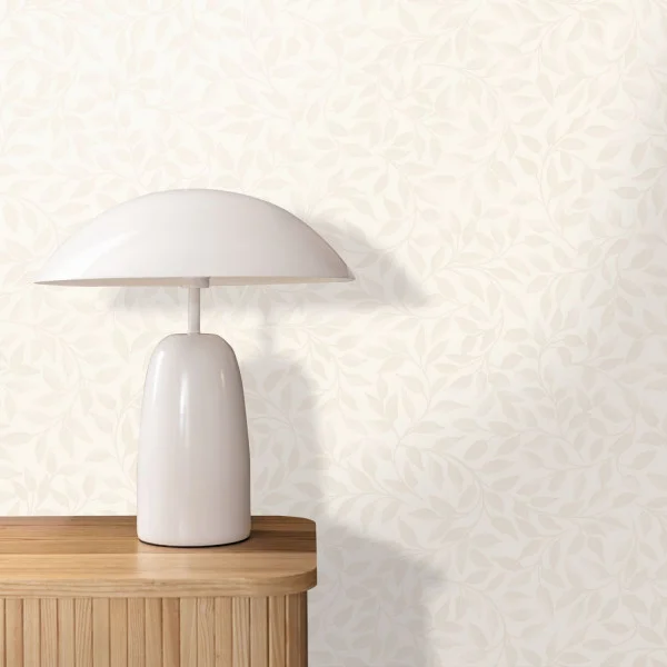 Printemps Wallpaper - Blanc Nacre by Printemps Wallpaper - Blanc Nacre from