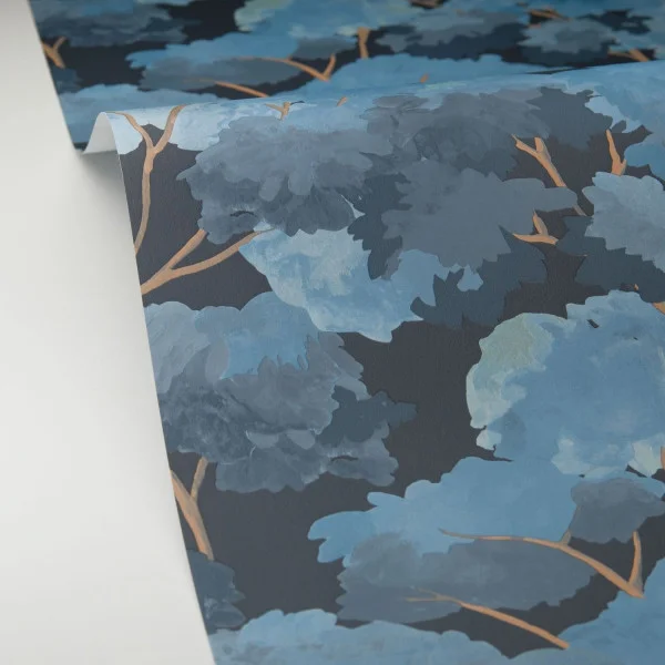 Ete Wallpaper - Bleu Nuit by Ete Wallpaper - Bleu Nuit from
