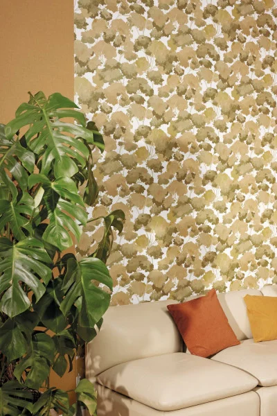 Ete Wallpaper - Kaki Ocre by Ete Wallpaper - Kaki Ocre from