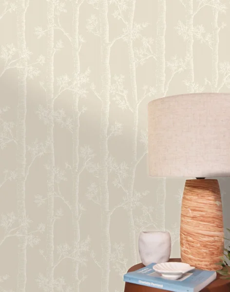 Automne Wallpaper - Beige by Automne Wallpaper - Beige from