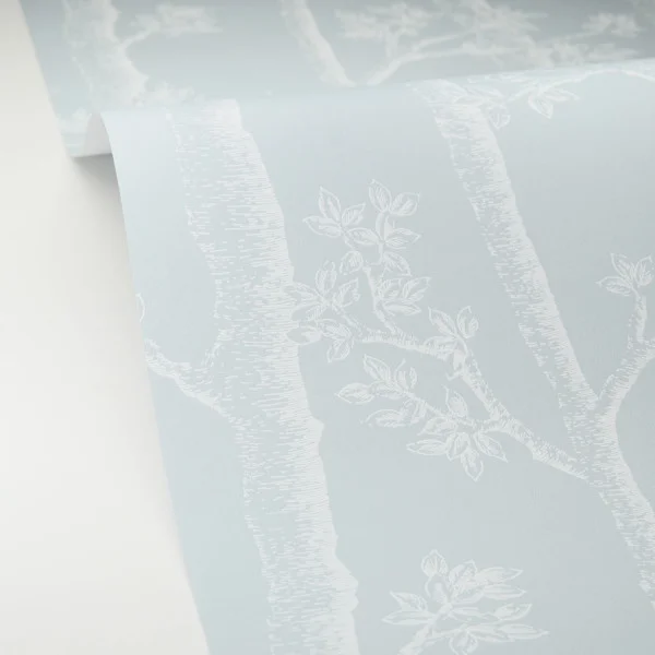 Automne Wallpaper - Bleu Doux by Automne Wallpaper - Bleu Doux from