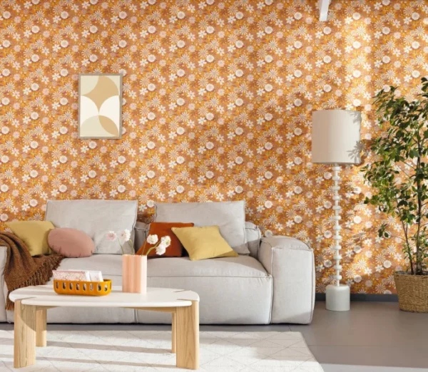 Emy Wallpaper - Orange Rose by Emy Wallpaper - Orange Rose from