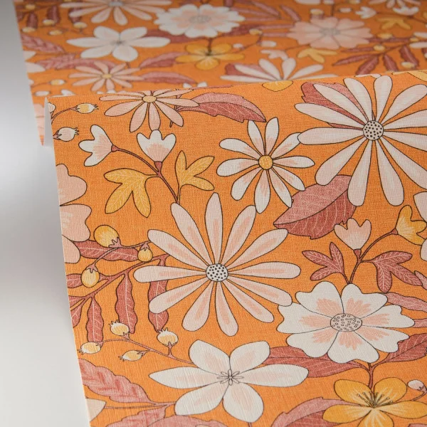 Emy Wallpaper - Orange Rose by Emy Wallpaper - Orange Rose from