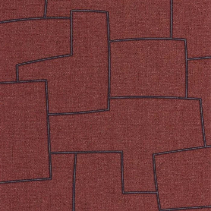 Inca Wallpaper - Amarena swatch
