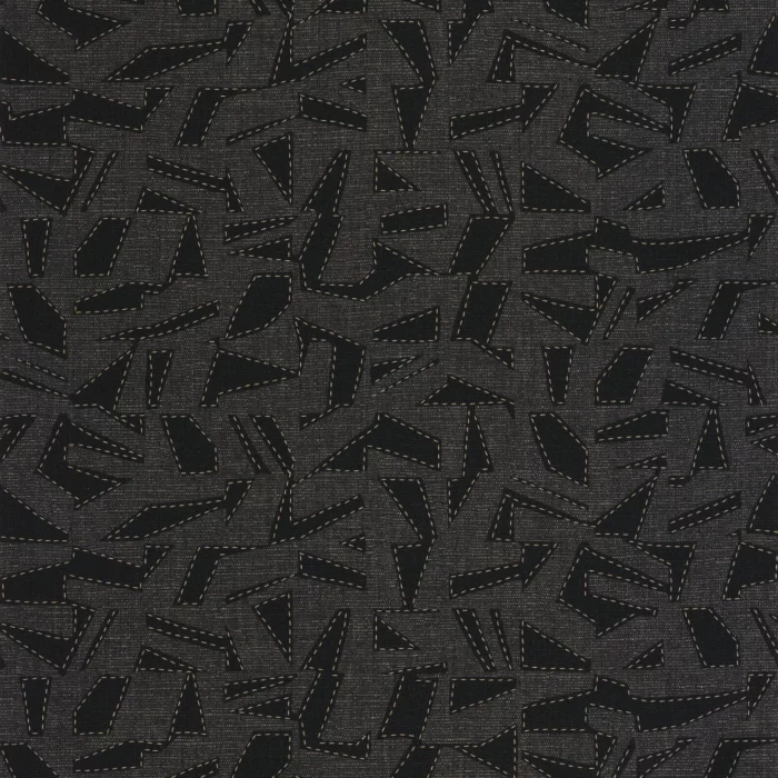 Sanara Wallpaper - Noir Fusain swatch