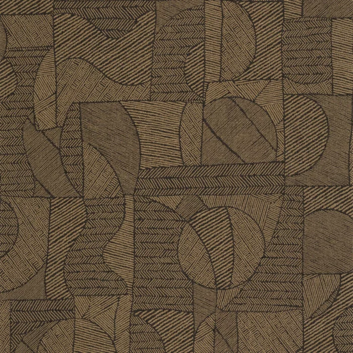Baman Wallpaper - Or / Noir swatch