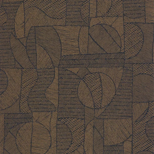 Baman Wallpaper - Encre by brown misc wallpaper from casadeco