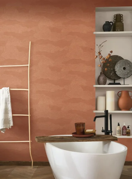 Nubio Wallpaper - Terracotta by Nubio Wallpaper - Terracotta from