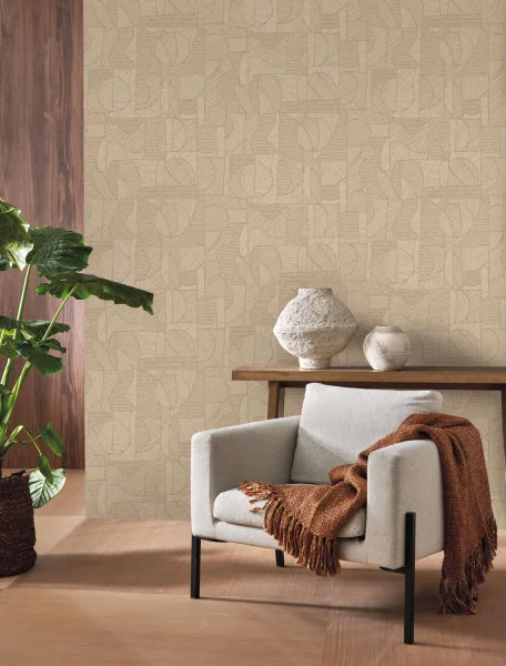 Baman Wallpaper - Beige Lin by Baman Wallpaper - Beige Lin from
