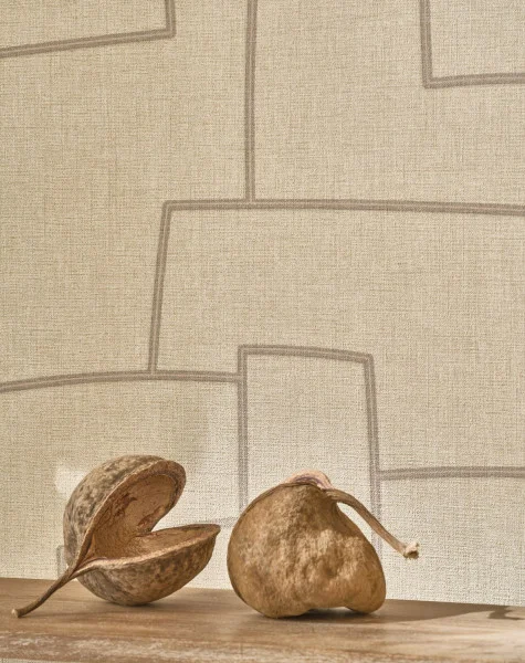 Inca Wallpaper - Beige Lin by Inca Wallpaper - Beige Lin from
