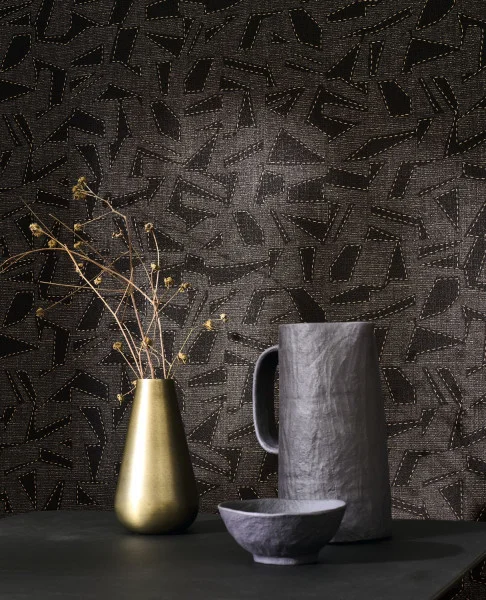 Sanara Wallpaper - Noir Fusain by Sanara Wallpaper - Noir Fusain from