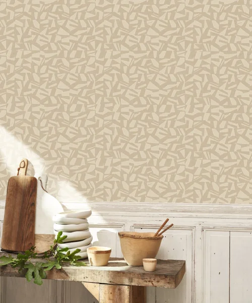 Sanara Wallpaper - Beige Lin by Sanara Wallpaper - Beige Lin from
