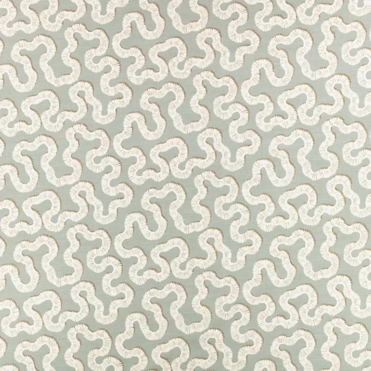 Kezia Fabric - Mineral by blue misc cotton fabric from Romo