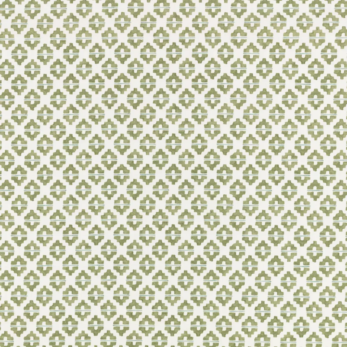 Elska Fabric - Matcha by green misc cotton fabric from Romo