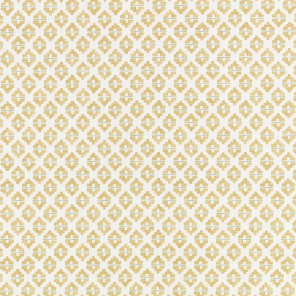 Elska Fabric - Hay by yellow misc cotton fabric from Romo
