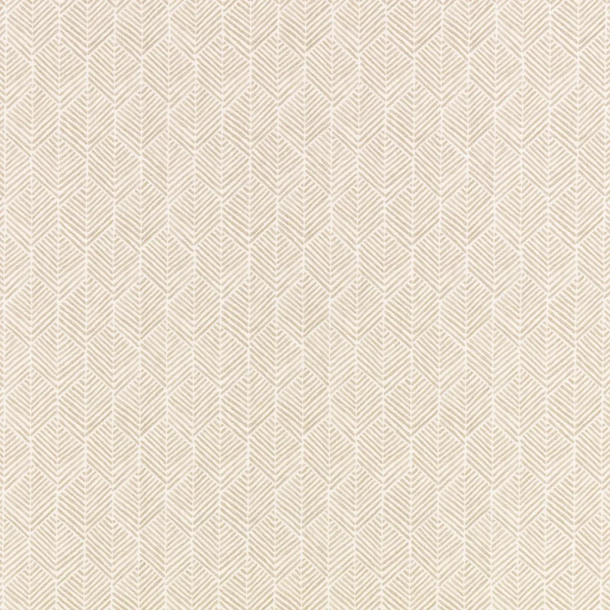 Remi Fabric - Almond by neutral geometric cotton fabric from Romo