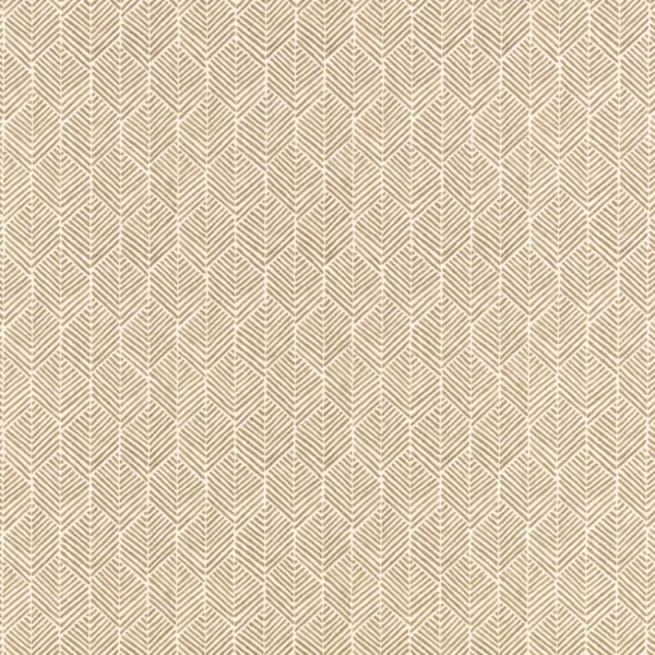 Remi Fabric - Caper by brown geometric cotton fabric from Romo