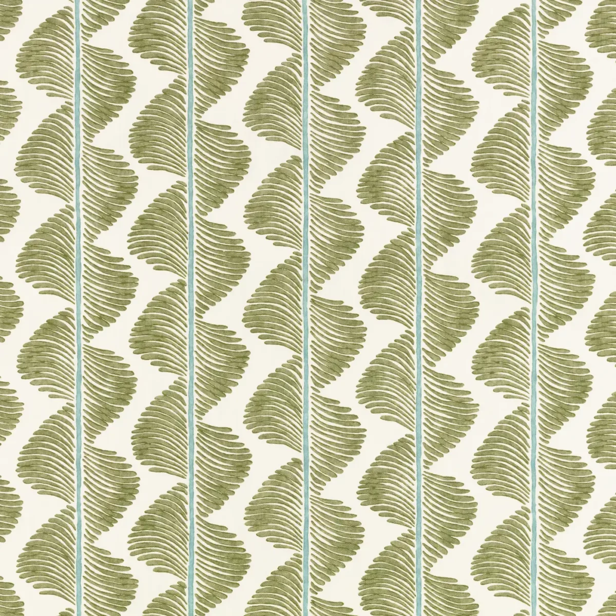 Aubin Fabric - Matcha by green misc cotton fabric from Romo