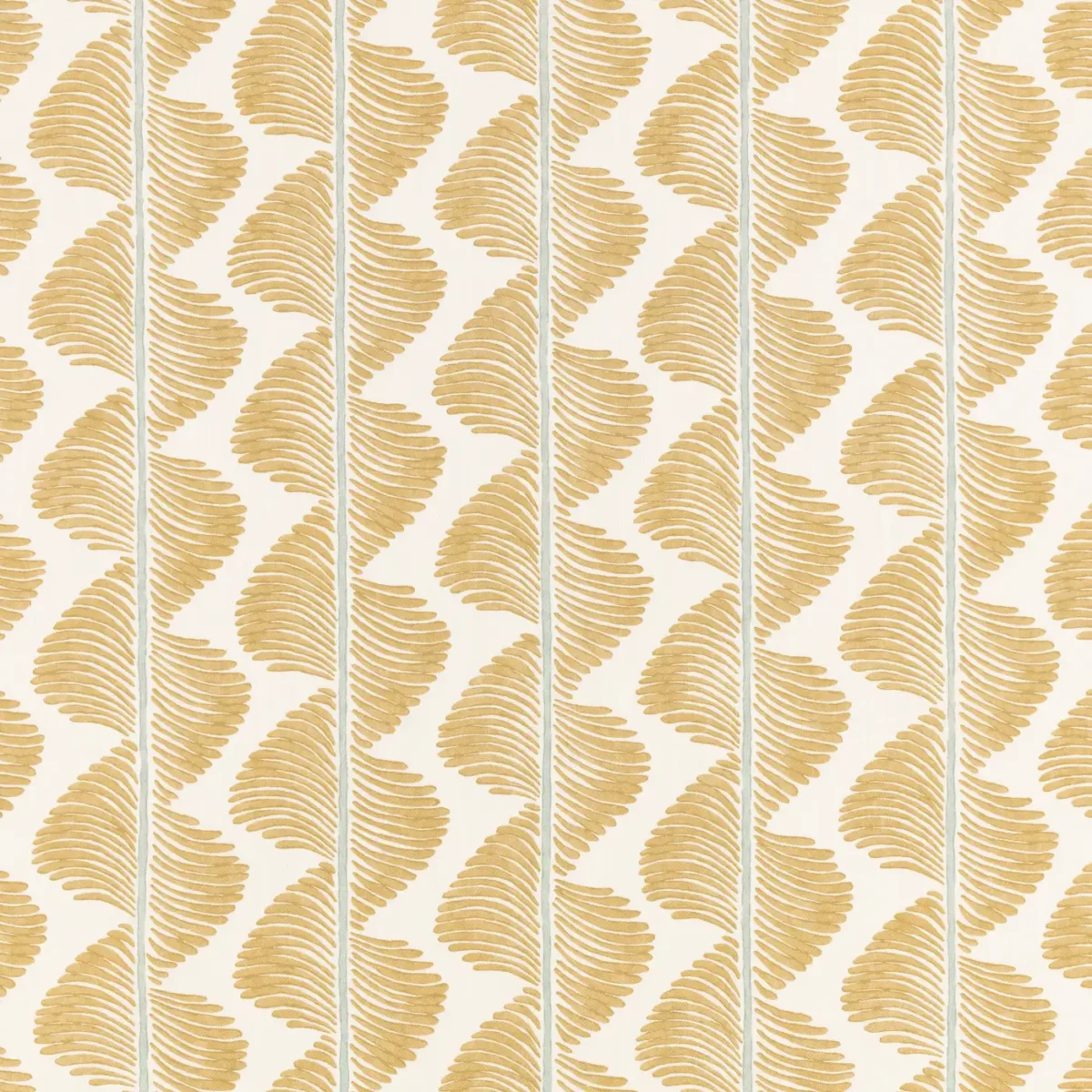 Aubin Fabric - Hay by yellow misc cotton fabric from Romo