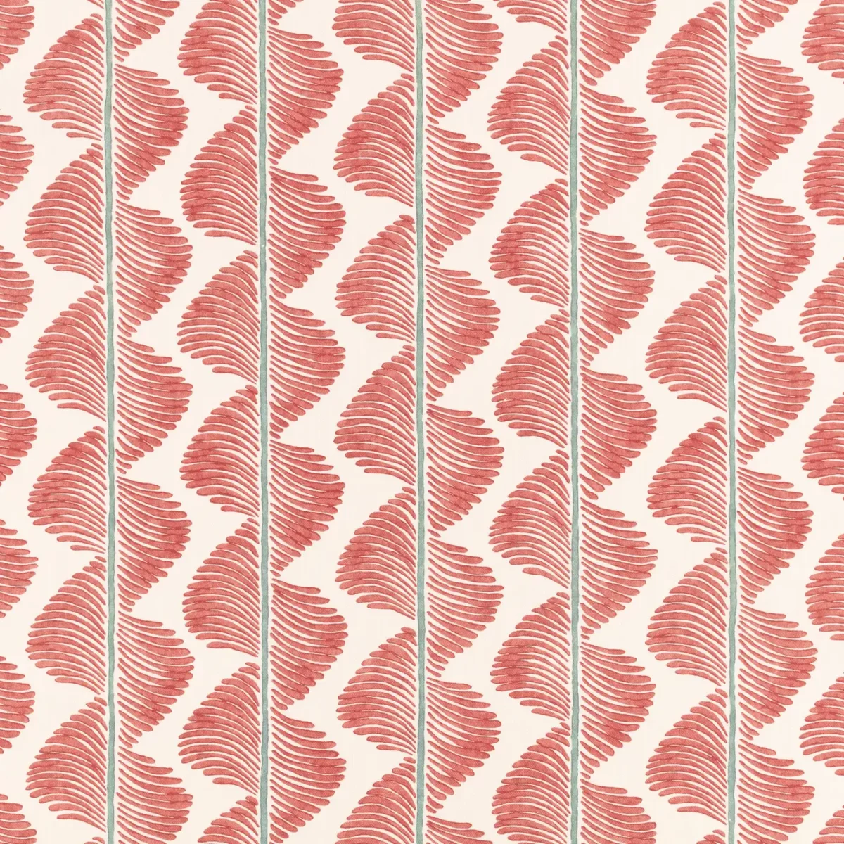 Aubin Fabric - Pimento by red misc cotton fabric from Romo