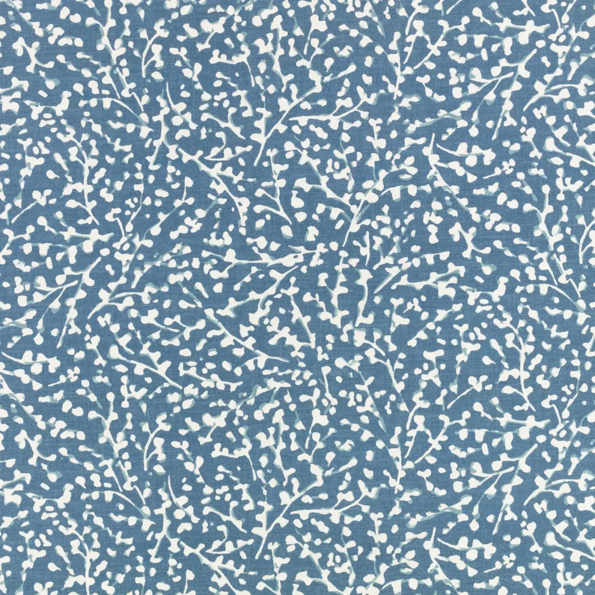 Eleni Fabric - Buxton Blue by blue misc cotton fabric from Romo
