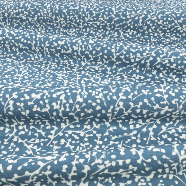 Eleni Fabric - Buxton Blue by Eleni Fabric - Buxton Blue from