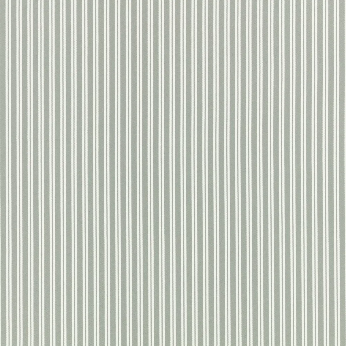Obie Fabric - Eucalyptus by blue striped cotton fabric from Romo