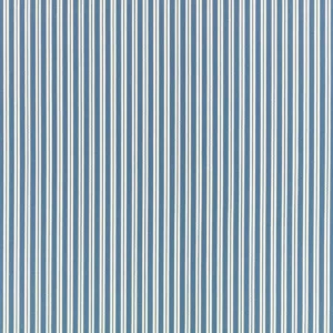 blue striped cotton fabric from Romo
