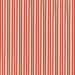 red striped cotton fabric from Romo