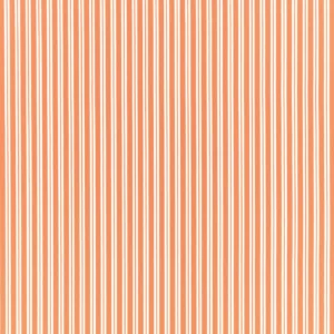 orange striped cotton fabric from Romo