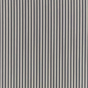 black-grey striped cotton fabric from Romo