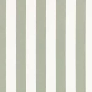green striped cotton fabric from Romo