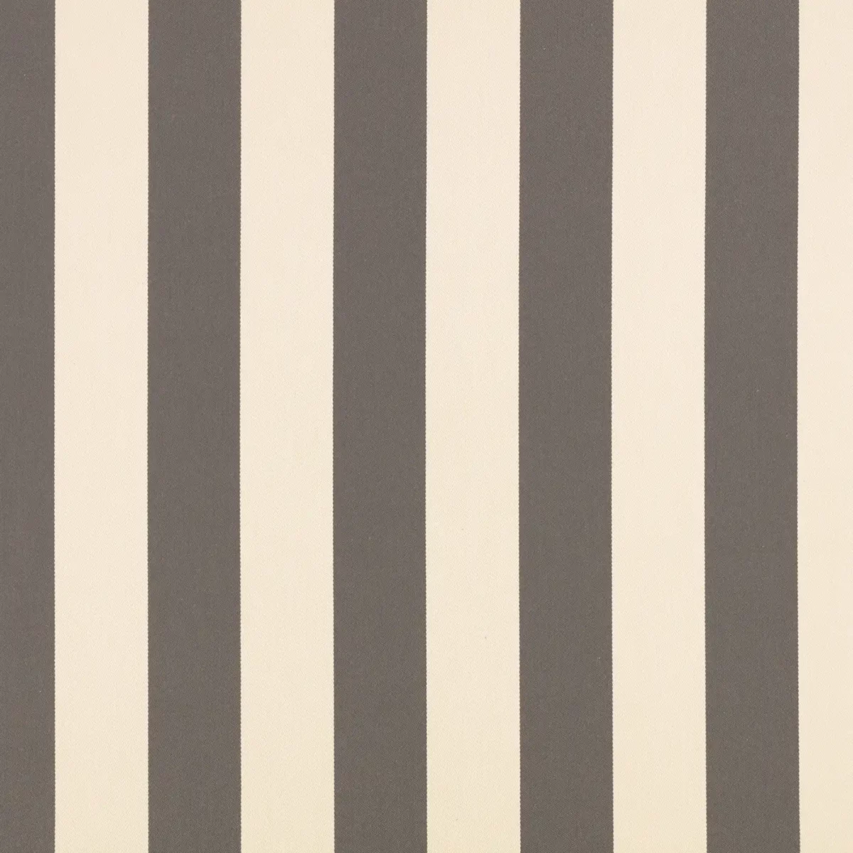 Aron Fabric - Slate by black-grey striped cotton fabric from Romo