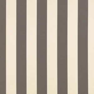 black-grey striped cotton fabric from Romo