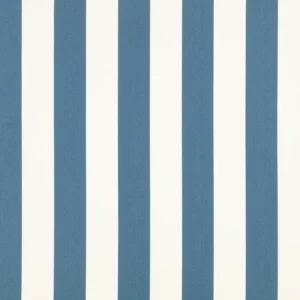 blue striped cotton fabric from Romo