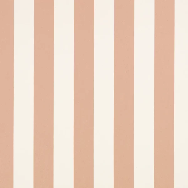 Aron Fabric - Tuscan Pink by pink striped cotton fabric from Romo