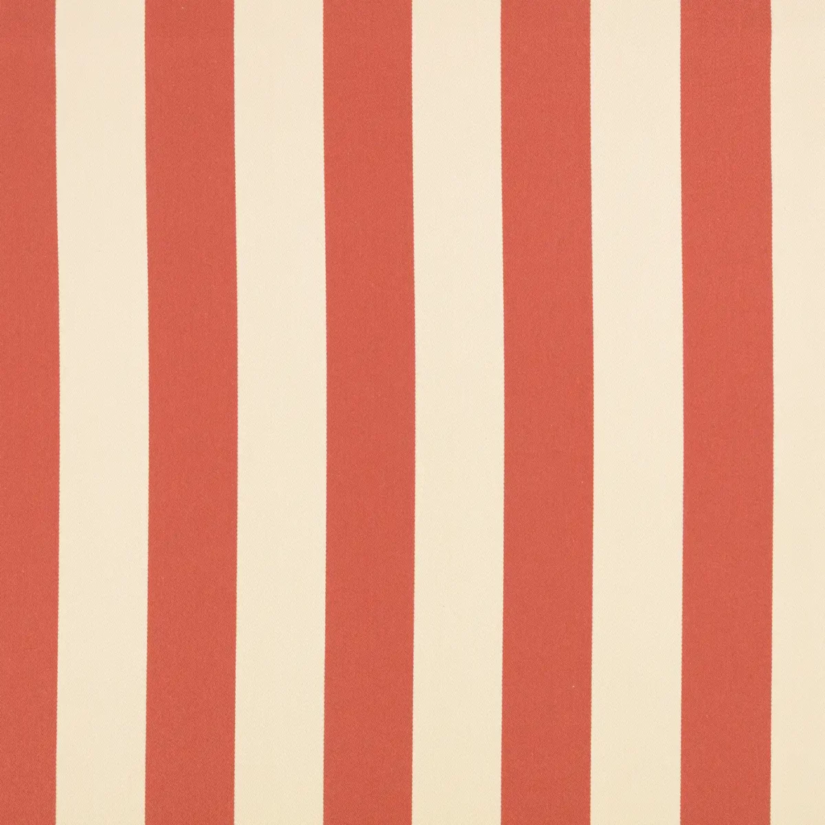 Aron Fabric - Pimento by red striped cotton fabric from Romo