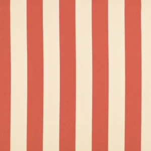 red striped cotton fabric from Romo