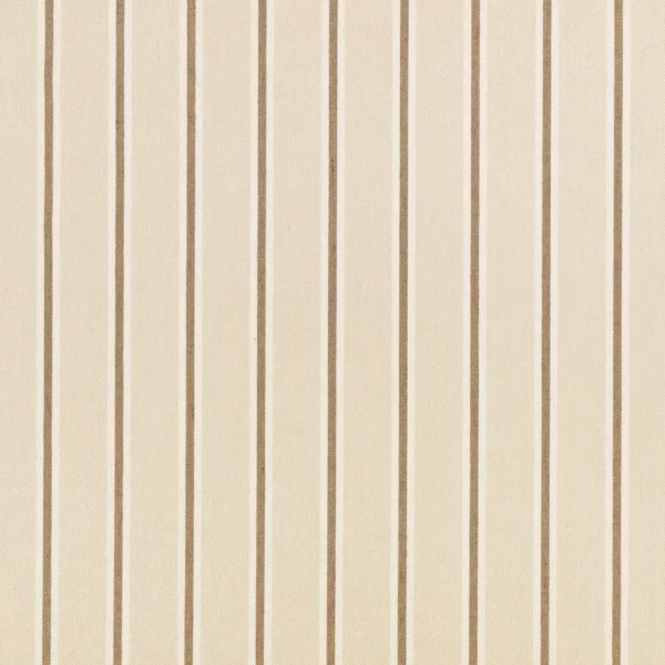 Tiva Fabric - Jute by neutral striped woven fabric from Romo