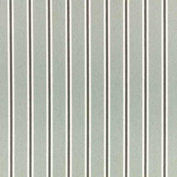 Tiva Fabric - Silver Blue by blue striped woven fabric from Romo